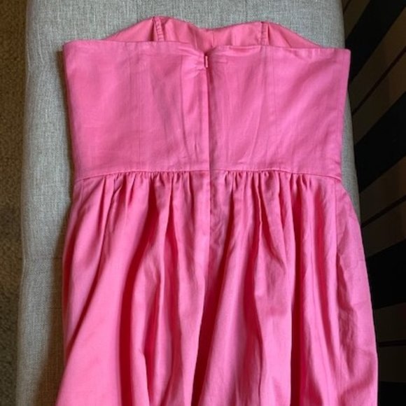 HP ❤️ LILY PULITZER Pink Mayfield Strapless Dress - Picture 3 of 7